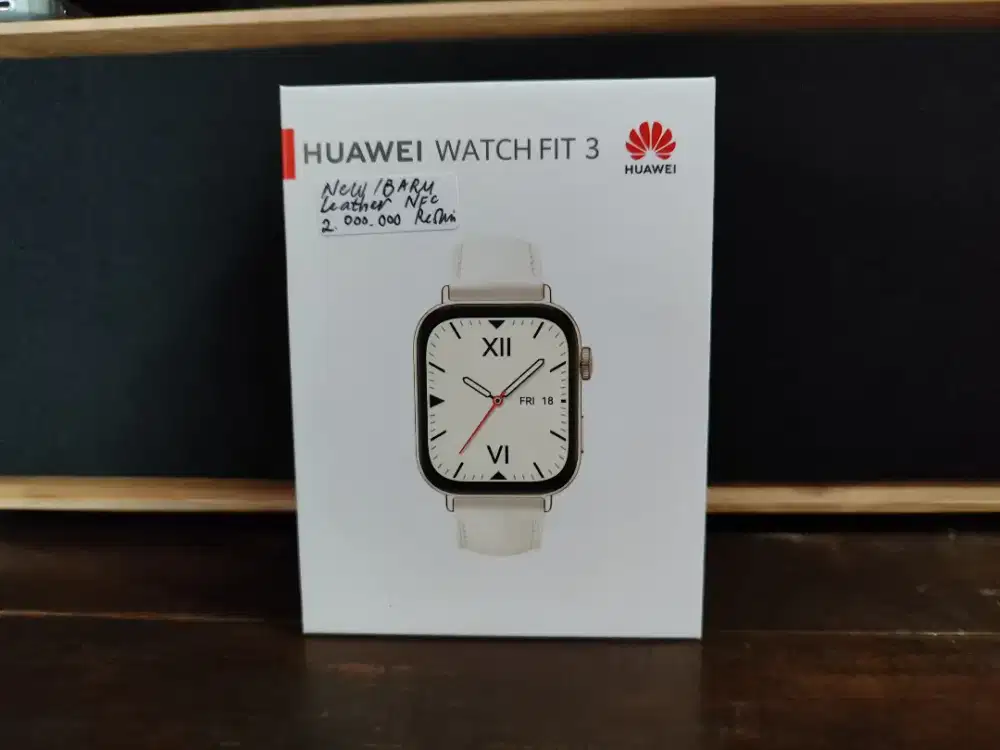 Huawei Watch Fit 3 Leather NFC Baru