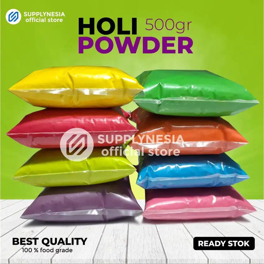 Holi Powder tepung warna serbuk warna color run bubuk warna 500gr