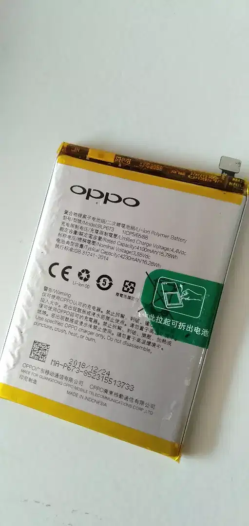 Baterai Oppo A7 Copotan ORI