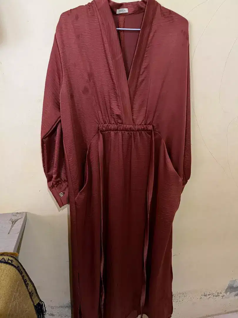 Gamis wanita wanita teracota