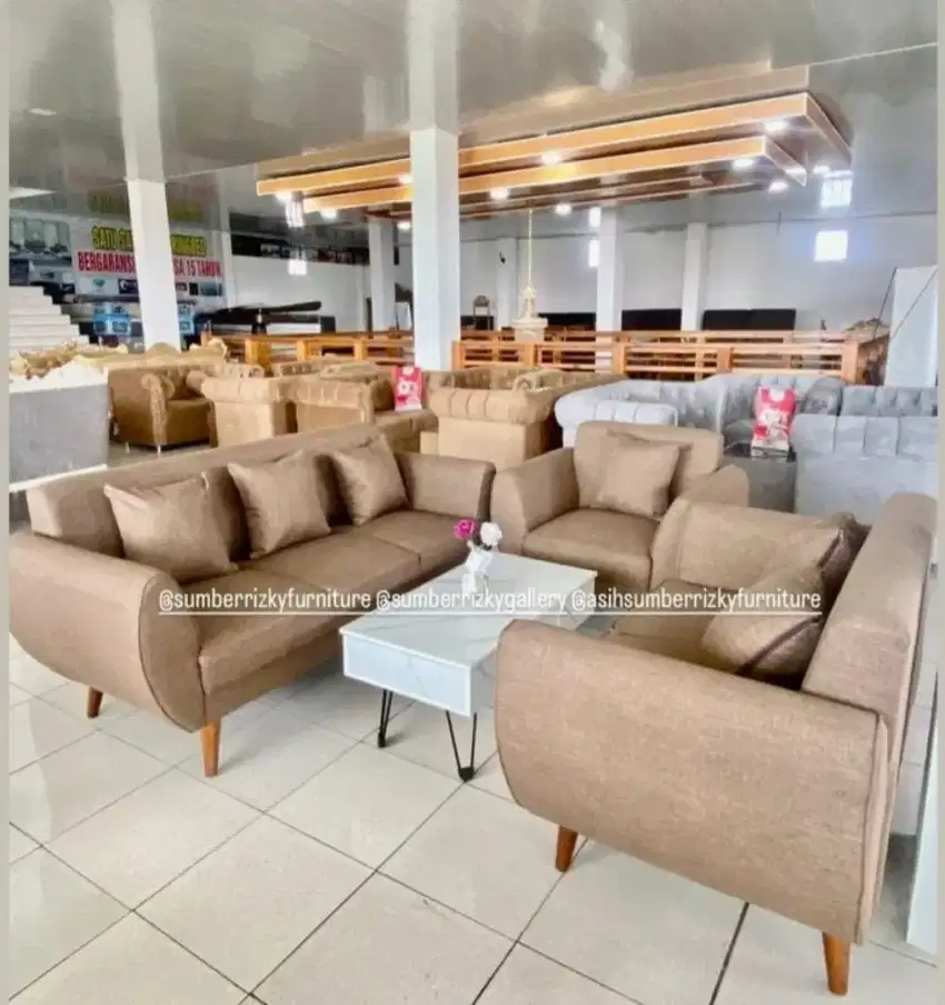 CICILAN SOFA MINIMALIS RETRO 321 , BUNGA MULAI 0%