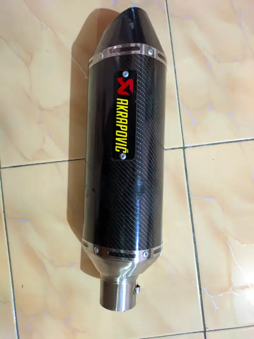 Knalpot Akrapovic bass ulem inlet 50