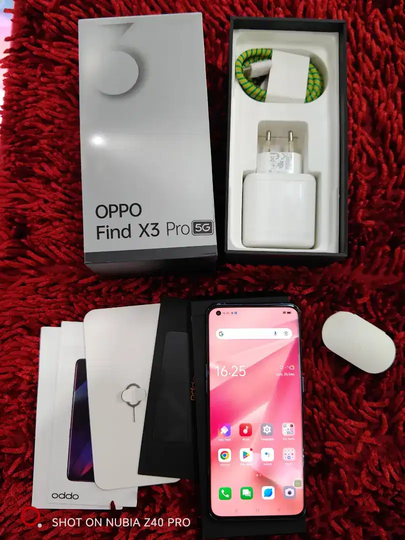 Oppo Find X3 Pro 5G 12/256GB Snapdragon 888 Bekas Resmi Like New