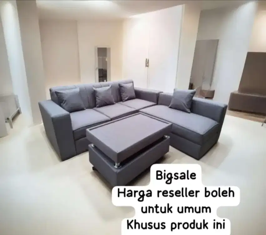 Sofa L minimalis murah