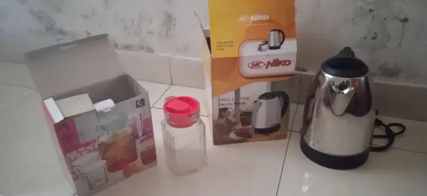Jual teko listrik Dan teko gelas