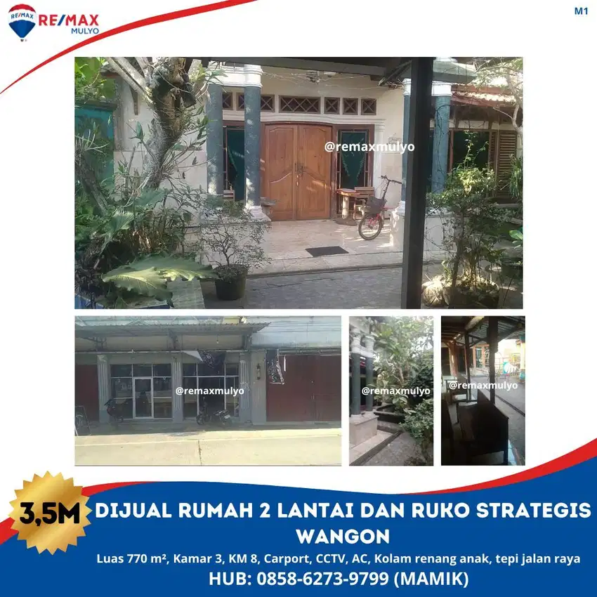 Dijual Rumah 2 Lantai Dan Ruko