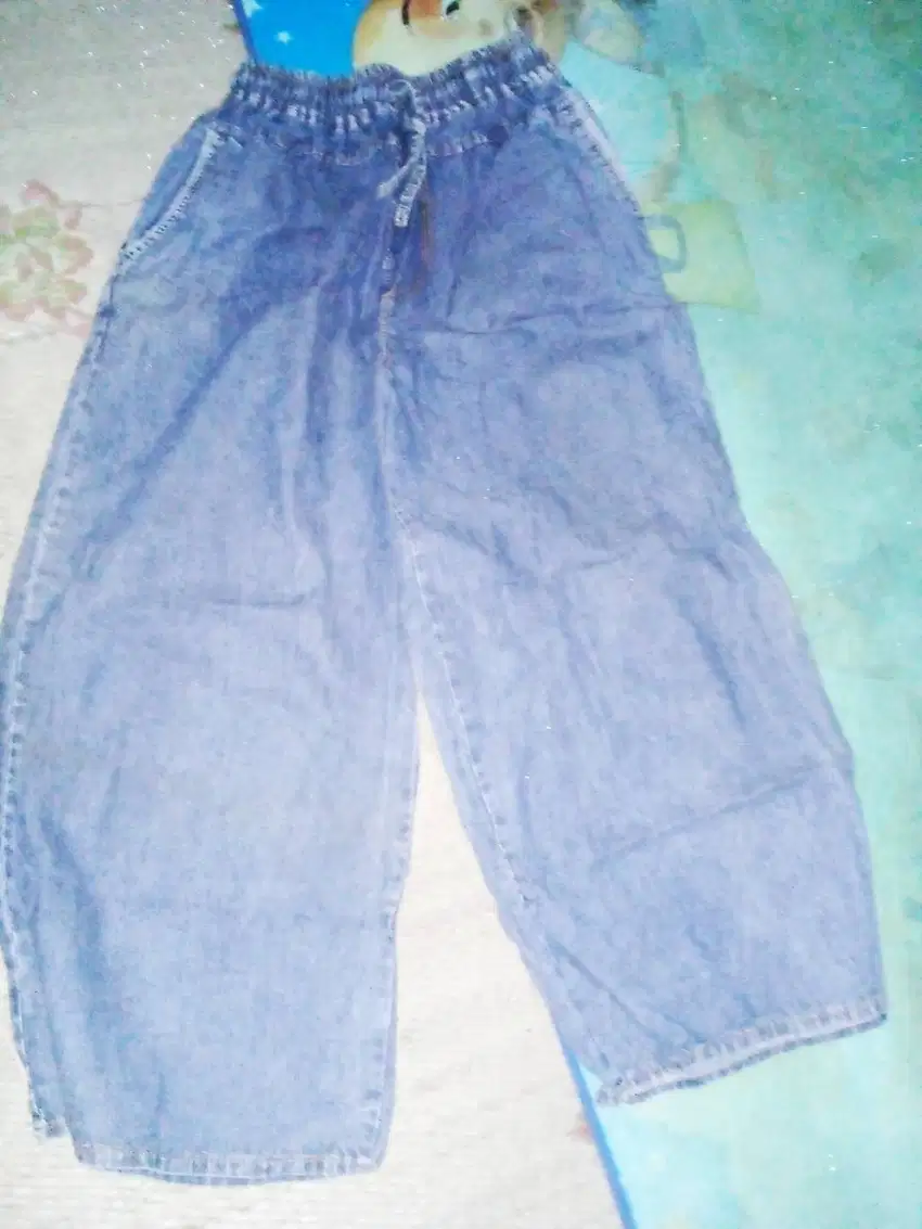 Celana  kulot jeans ukuran XL