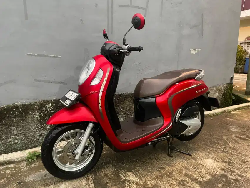 Honda scoopy prestige 2023 mulus lengkap orisinilan