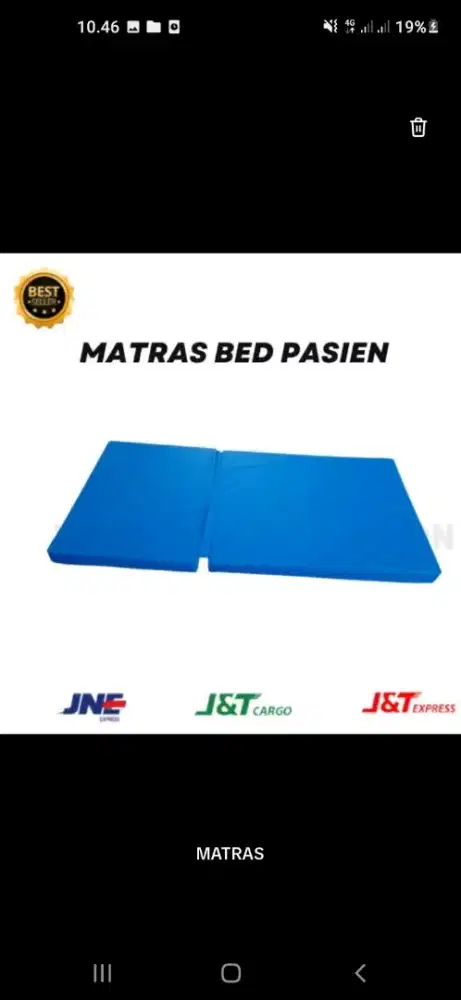 Matras bed ranjang alkes