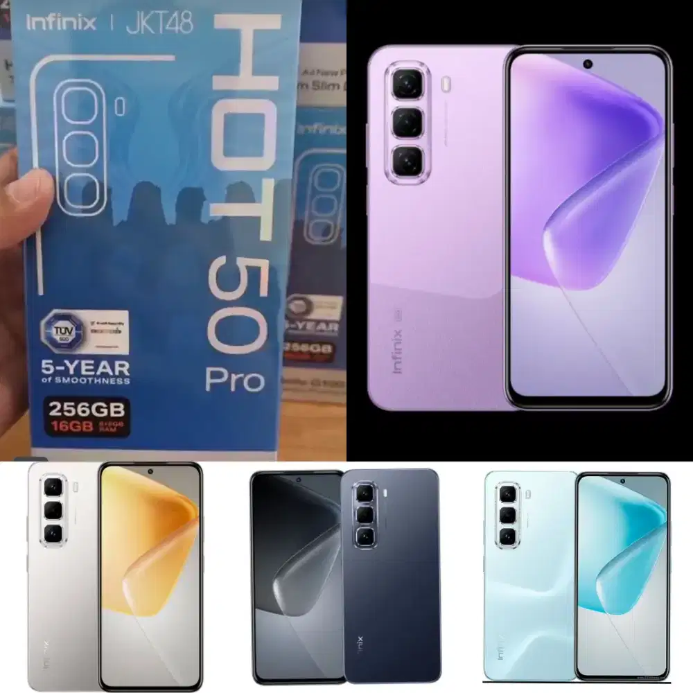 INFINIX HOT 50 PRO NFC 8/256 GARANSI RESMI