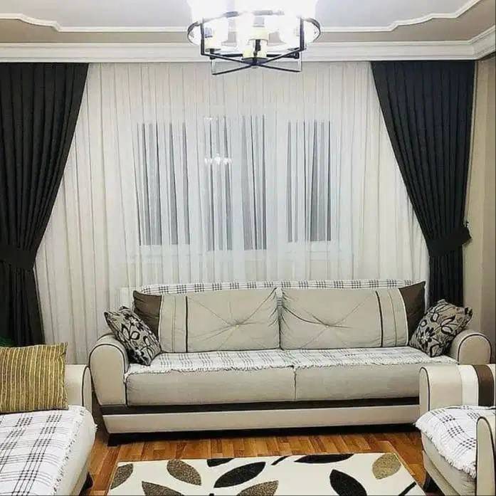 Pasang Gorden Jendela Minimalis Tirai Gordyn Blackout Hordeng Custom