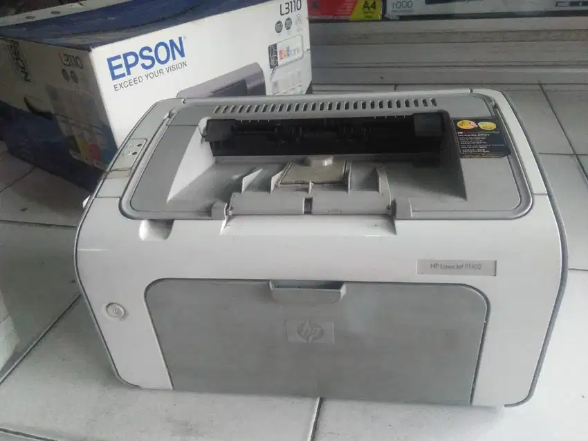 printer hp p1102 lengkap siap pakai