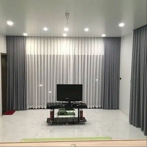 Pasang Gorden Jendela Minimalis Tirai Gordyn Blackout Hordeng Custom