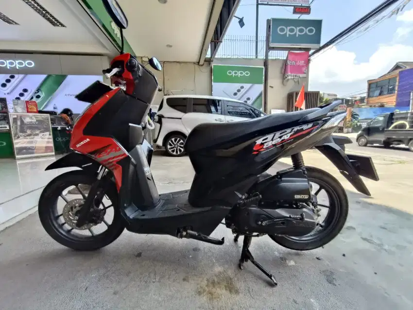 JUAL HONDA BEAT ESP FI CBS MULUS WARNA MERAH TINGGAL GAS