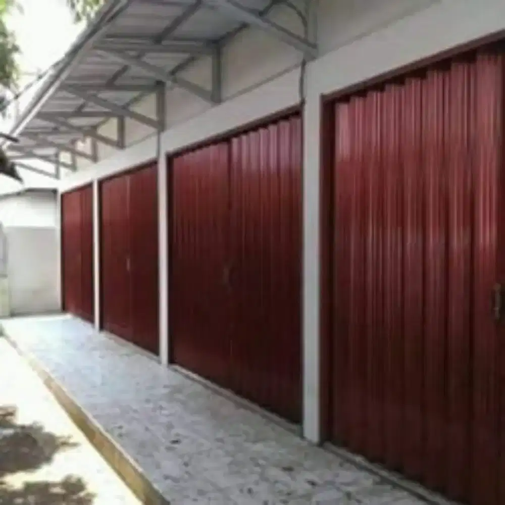 Rolling door folding gate
