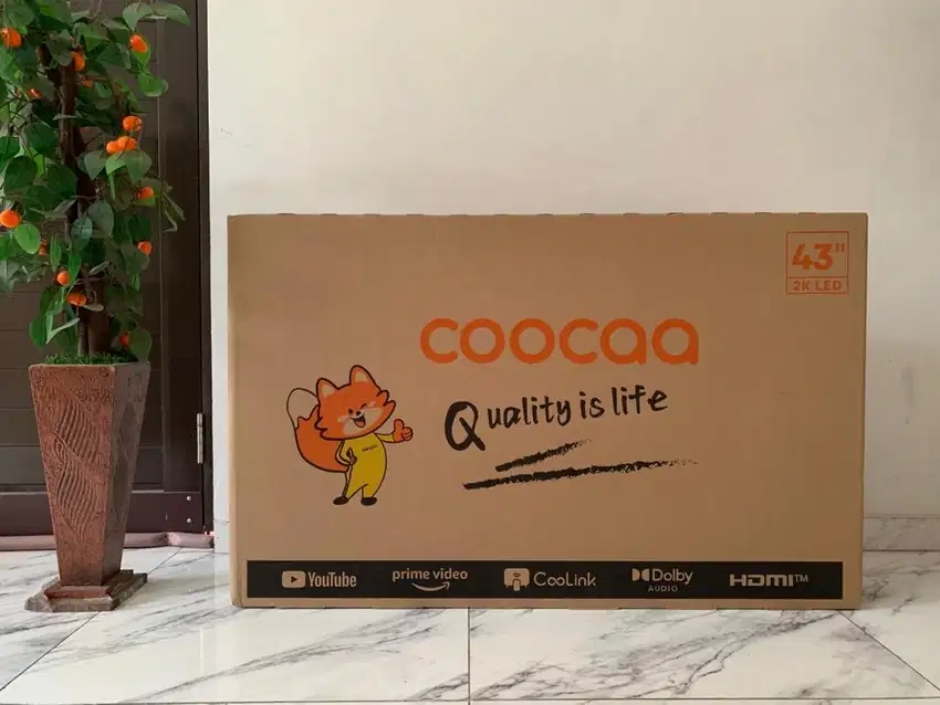 Coocaa Smart TV 43S3U Plus Garansi Resmi