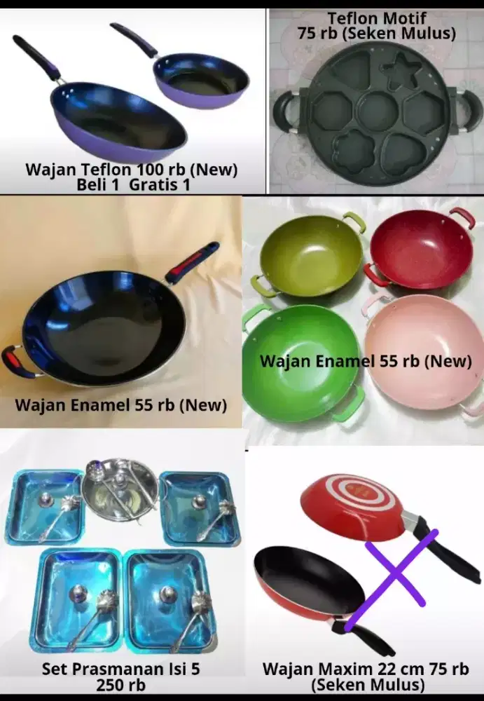 OBRAL PERABOT AKHIR TAHUN MULAI DARI HARGA 50 RIBUAN