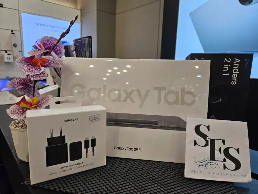 SAMSUNG TAB S9FE TEBUS MURAH ADAPTOR 45W ONLY 50K GARANSI RESMI!!