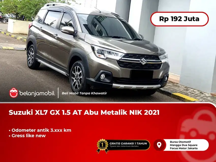 [KM ANTIK 3RB] Suzuki XL 7 XL7 GX 1.5 AT Abu Metalik NIK 2021