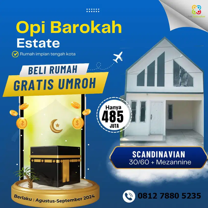 Rumah di OPI Palembang GRATIS UMRAH