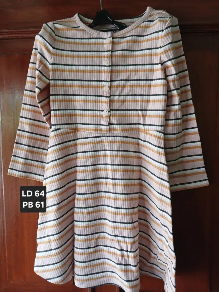 Dress salur utk anak perempuan