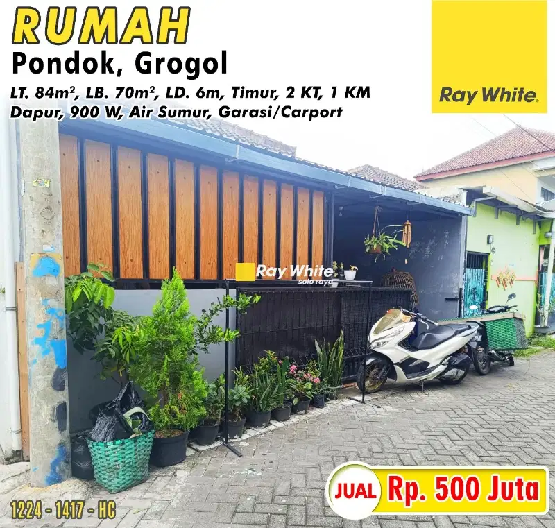 Jual rumah tidak jauh dari Solobaru