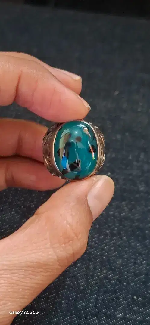 Batu akik bacan totol
