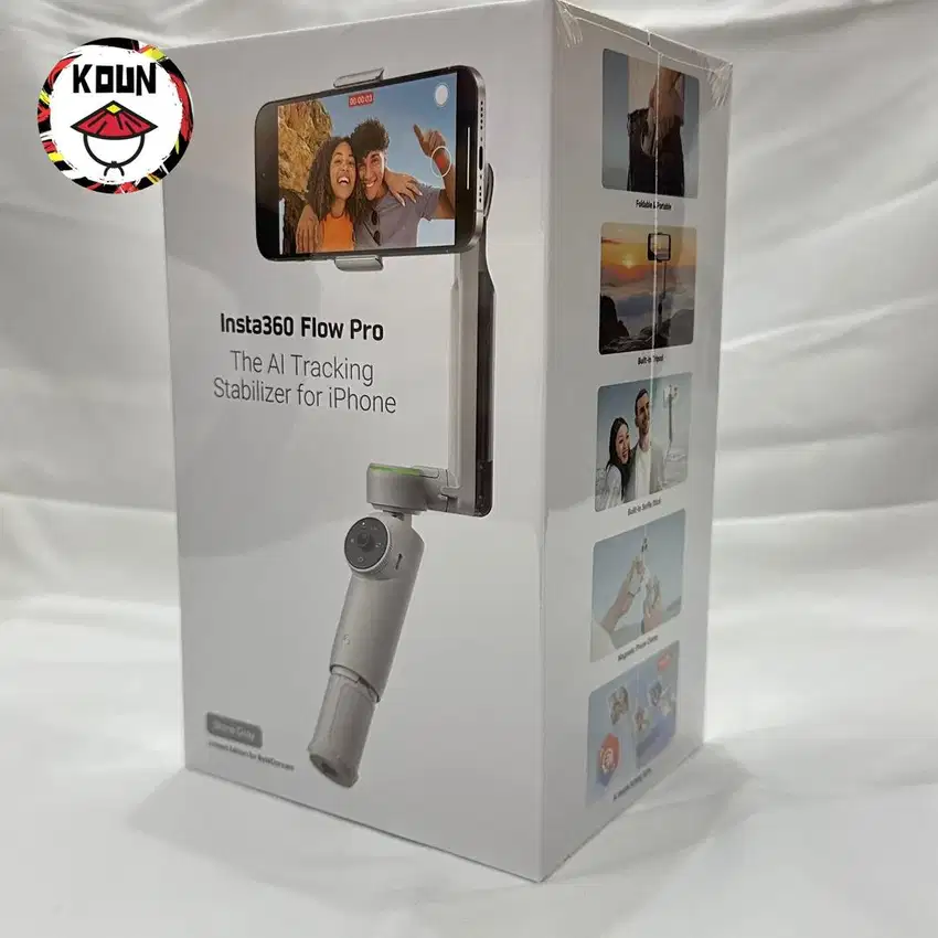 Inta360 Flow PRO - Gimbal - Stabilizer - SUMMIT WHITE BNIB Bytedance