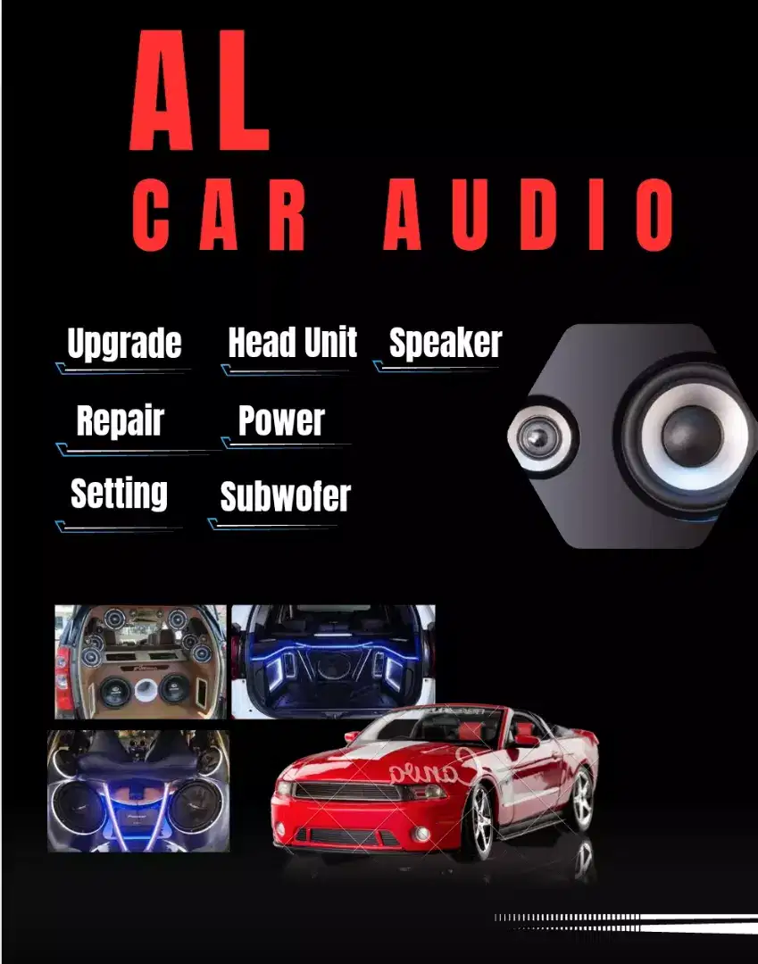 Pasang audio  mobil (Al car audio)