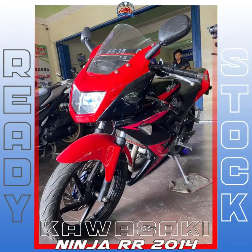 KAWASAKI NINJA RR 2014 MURAH CIAMIK MASZEH HIKMAH MOTOR KEPUH MALANG