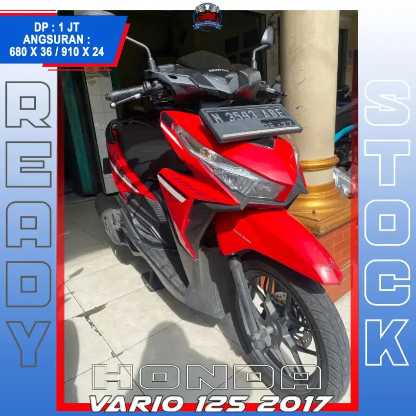 HONDA VARIO 125 2017 BEKAS CIAMIK BOSS HIKMAH MOTOR KEPUH MALANG