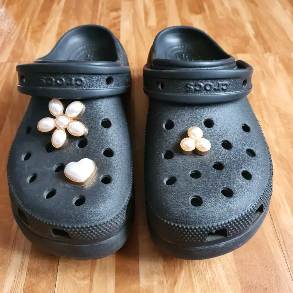 Sandal Crocs Women Black size 40 Original Like New