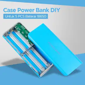 Case Power Bank 5 Slot Baterai 18650 Casing DIY Mesin Modul Powerbank