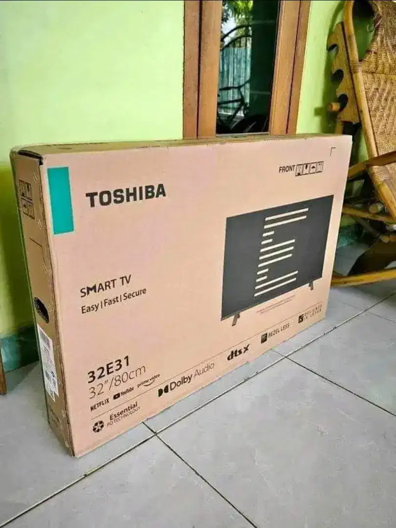 Tv led toshiba 32 smart tv baru