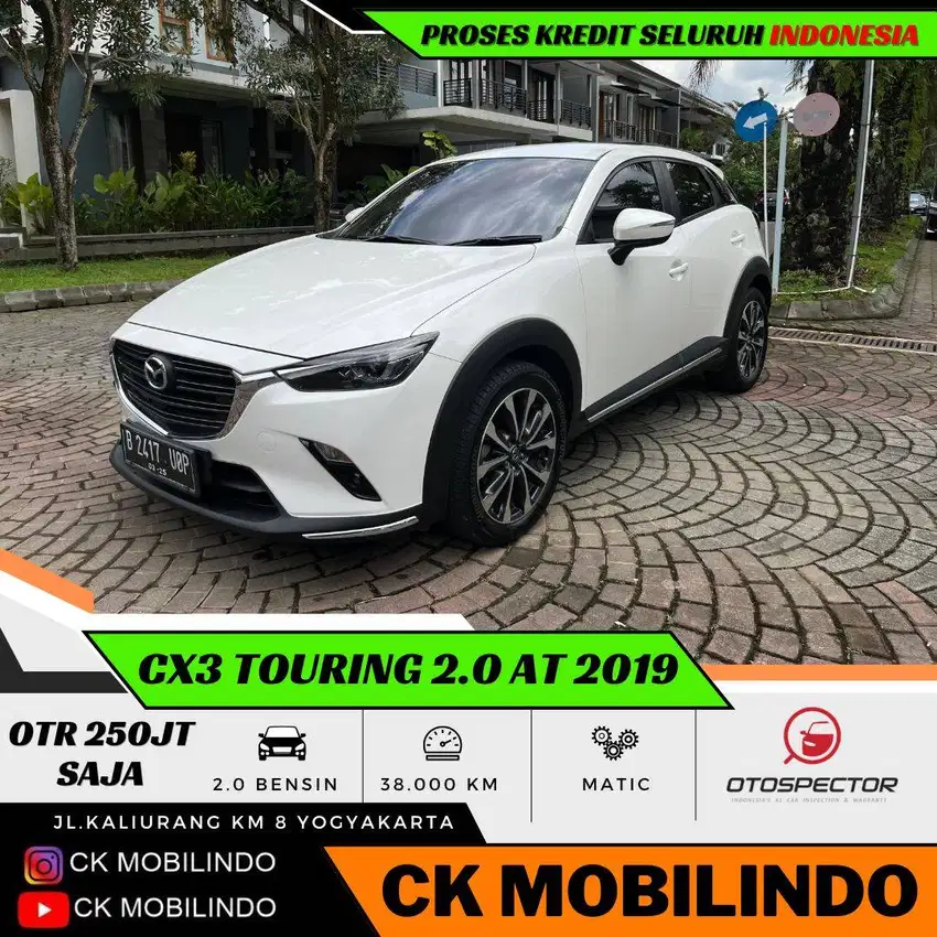 (Km38rb) Mazda CX3 Touring 2.0 Matic 2019 ANTIK FAVORIT Kredit Murah