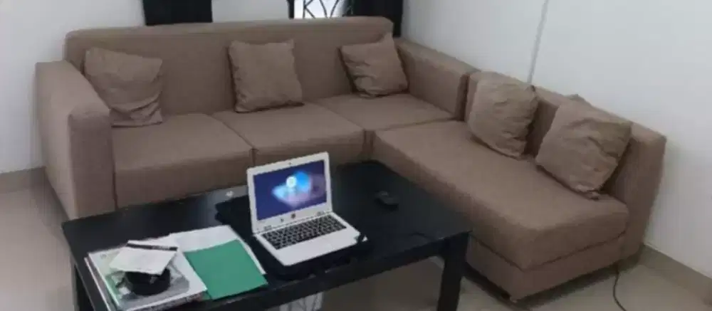 Dijual set Sofa second (99% mulus) + free bantal sofa 5pcs