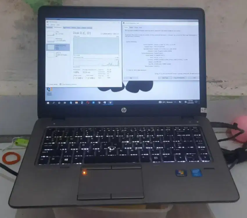 Laptop bekas mulus murah nego berkualitas merk HP Elite Book 840 G2