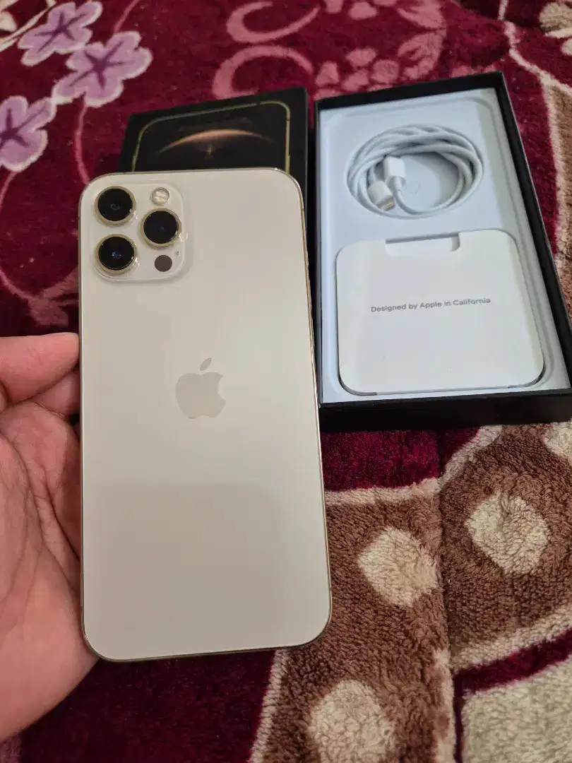 iPhone 12 pro max 256gb 2 sim fisik aktif,bisa pakek 2 sim,fulset