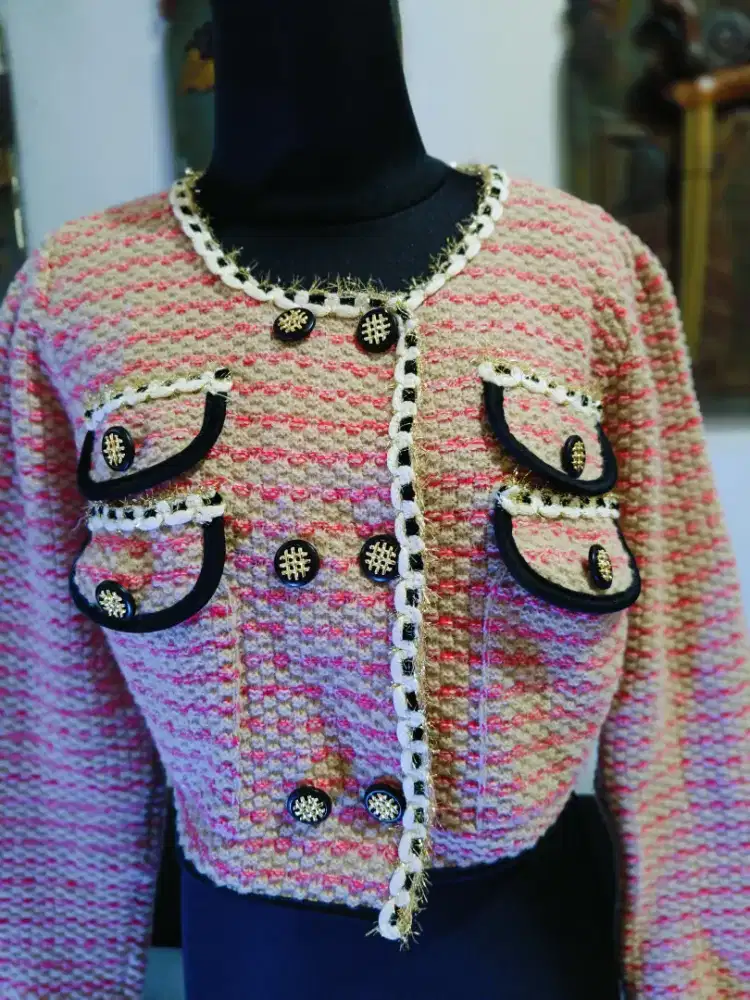 Cardigan CNL rajut crop