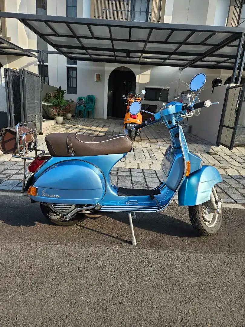 Vespa Exclusive 2 1991 full restorasi dan modif New PX 70thn