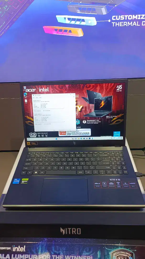 KREDIT LAPTOP ACER GAMING NITRO V DP 0% FREE 1X CICILAN CUMAN KTP AJA