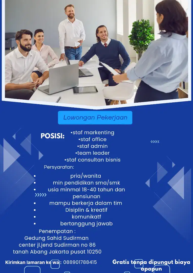 loker terbaru jakarta pusat