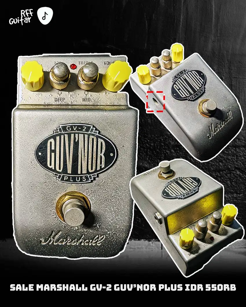 SALE Marshall GV-2 Guv'nor Plus Distortion Pedal