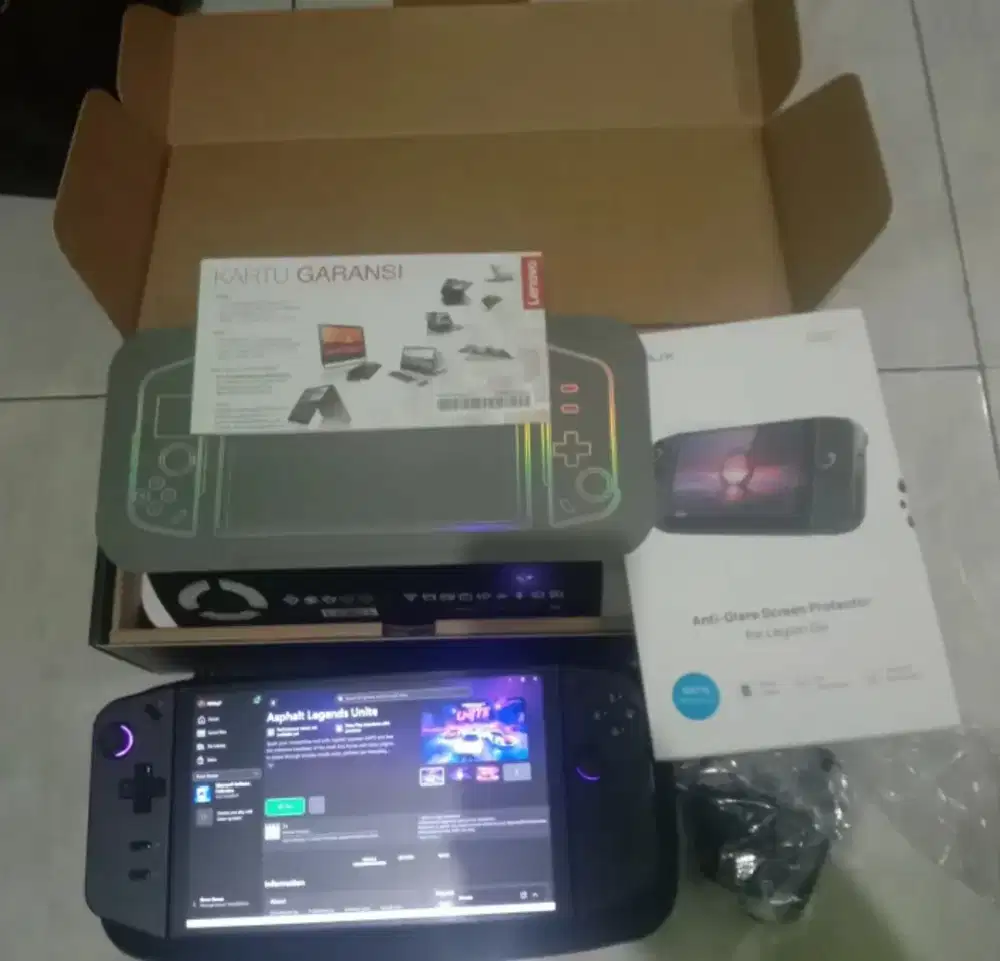 Lenovo legion go 512 gb NEGO pemakaian 6 bulan garansi panjang