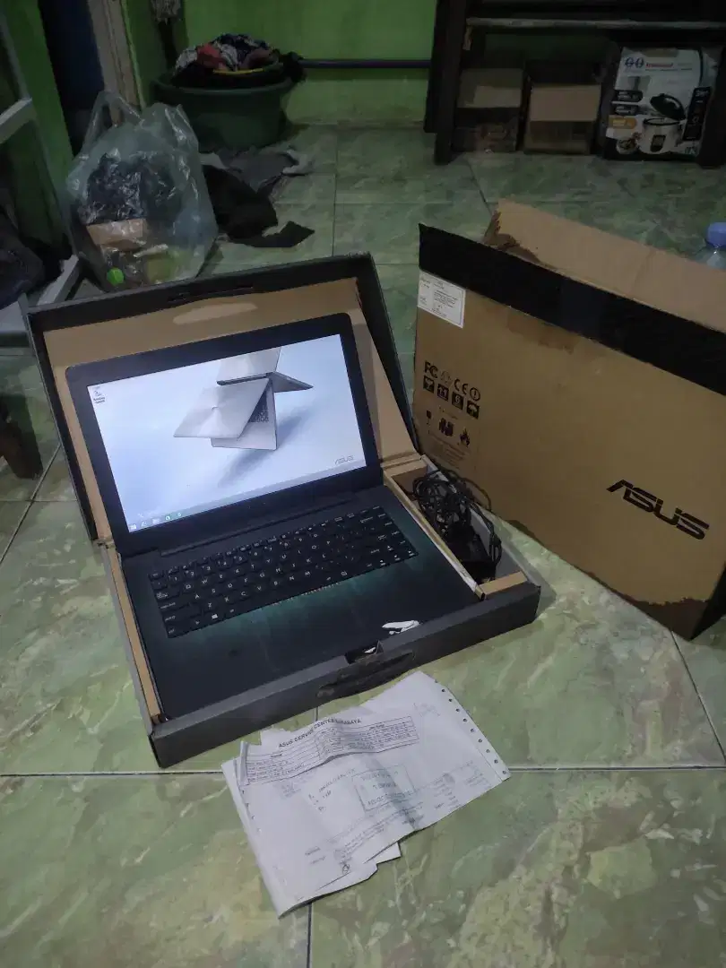 Laptop Asus X453MA Normal semua lengkap siap pakai