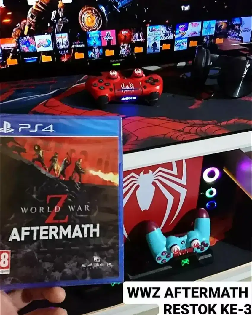 BD/Kaset PS4 PS5 World War Z: Aftermath Original Fullset sangat mulus.