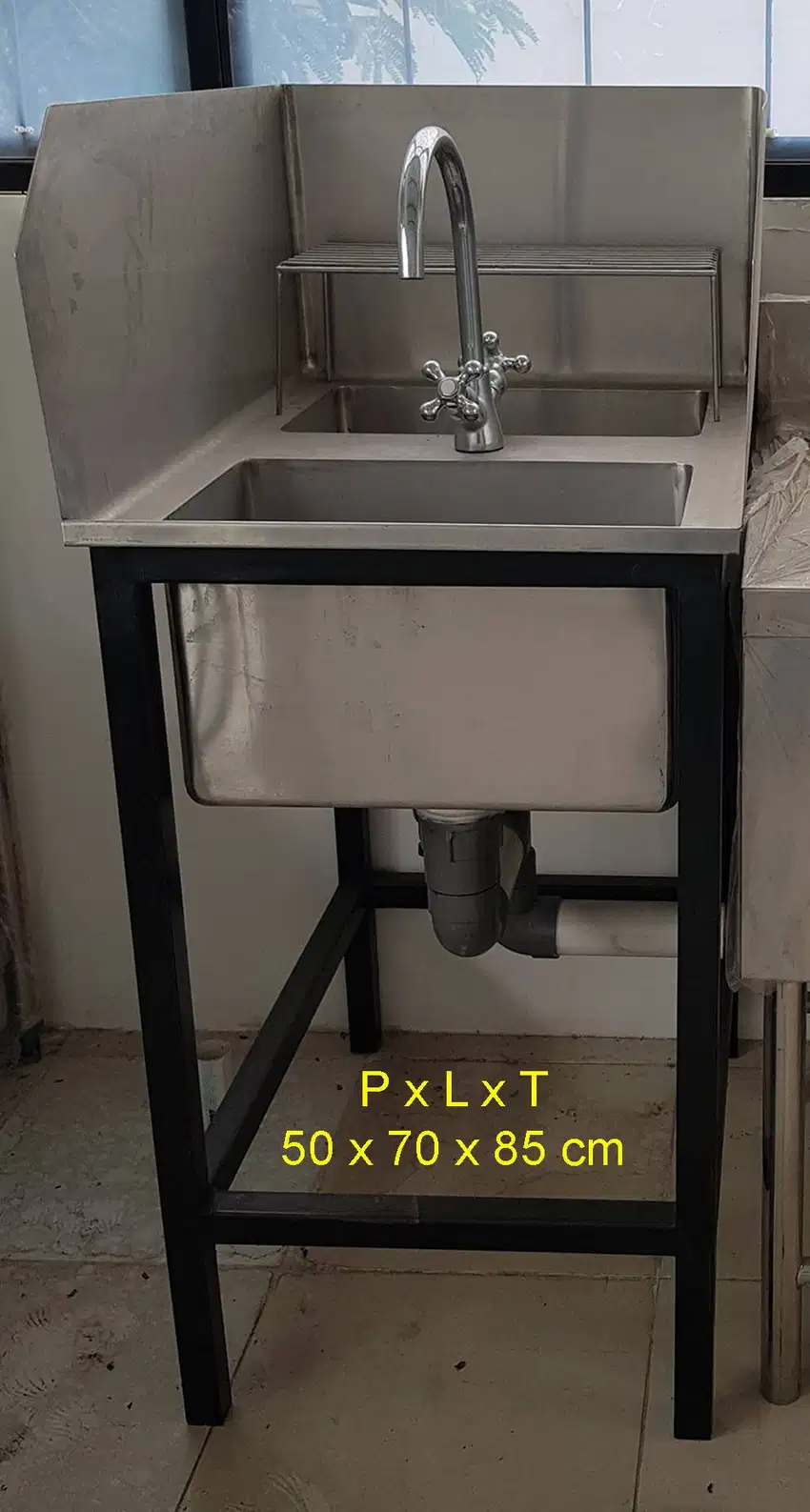 Kitchen sink stainless portable / tanam