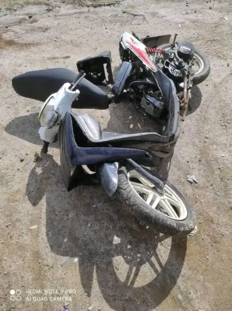 Tampung motor rusak/mati