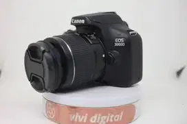 CANON 3000D BEST SELLER LENSA 18-55MMLIKE NEW HITAM DOF