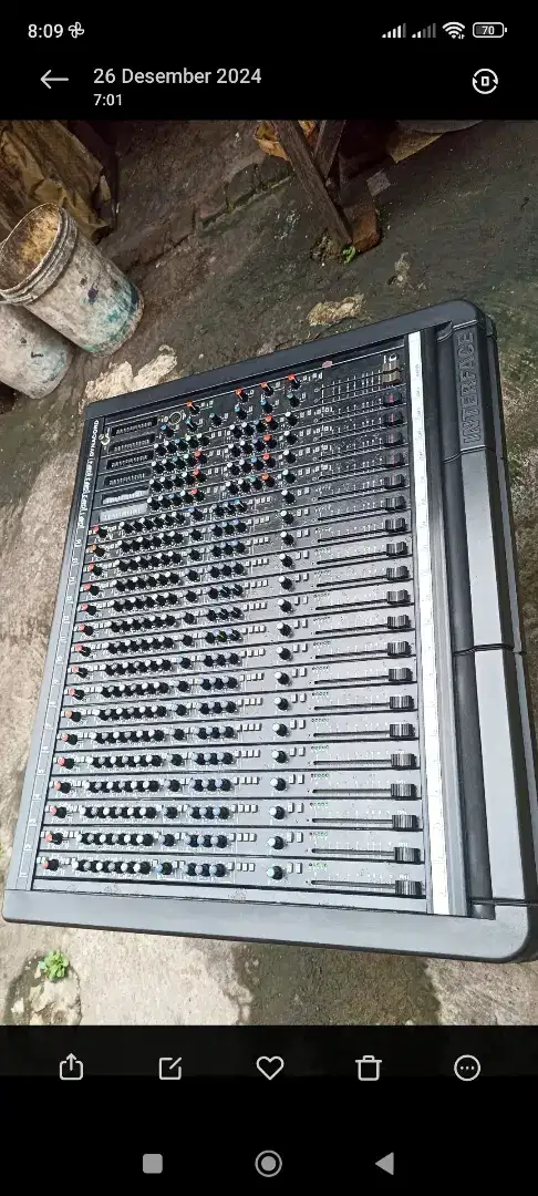 mixer audio dynacord 16 channel made in germany.